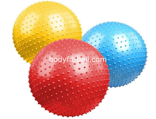 Massage Yoga Balance Ball 55cm Particles Slimming Explosion Proof Gym Exercise Fitness Training