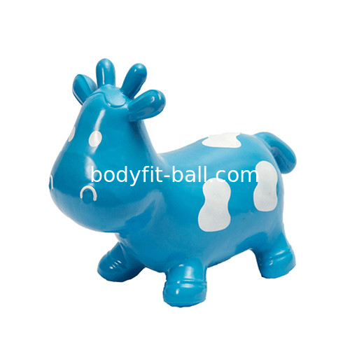 Inflatable Milk Cow Animal Space Hopper Kids Jump Bounce Ride On Toys